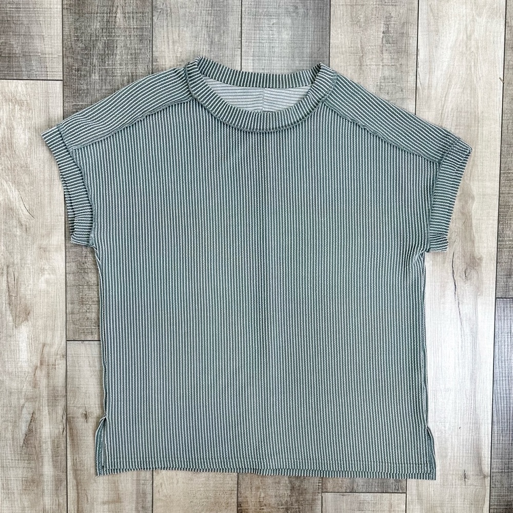Striped Women's Top - Green